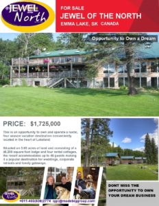 Four-season Northern Saskatchewan Resort For Sale